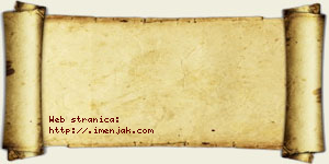 Vladana Jaćimović vizit kartica